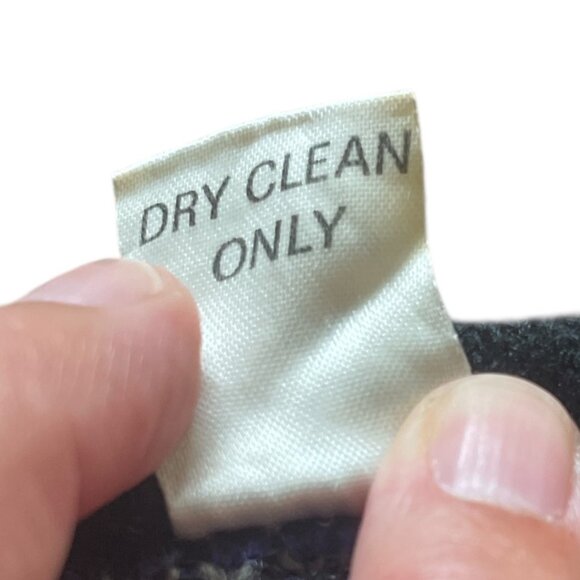 Vtg. Mohair blend Tica Sweater Made In Italy Abstract Knit Dolman Sleeve M - Picture 6 of 6